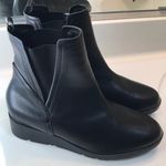 Taryn Rose Taryn by  Women’s Black Vegan Faux Leather Heeled Ankle Boots Photo 0