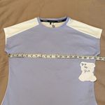 Adidas  primeblue size small lavender front longer white back cap sleeves GUC Photo 10