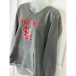Concepts Sport  Womens Cardinals Hoodie Pullover Sweatshirt Athletic Gray XL Photo 7