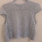 BCBG Gold Sequin Cap Sleeve Bolero Shrug Sweater Photo 1