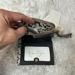 Jessica Simpson  Marissa Faux  Leather Fold Over Card Wallet Color Mink NWT Photo 5