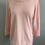 Karl Lagerfeld  Paris Size Small Faux Pearl Embellished Neckline‎ Photo 0