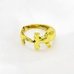 Gold Hammerhead Shark Ring Photo 2