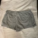 Aerie Distressed Gray Frayed Hem Shorts XXL Boho Costal Cowgirl Festival Hippie Photo 1