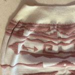 Vintage perfect designs womens large sweater aztec pink knit print jewel white l Photo 8