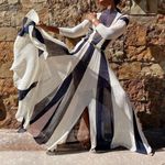 St. John  silky gauze pleated gown Photo 0