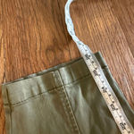 Joie  green utility seam front tie waist tapered pant small Photo 2