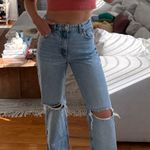 ZARA  Wide Leg Ripped Jeans Photo 1