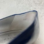 Tahari  Billie 2 Womens Blue Patent Leather Peep Toe Heels Shoes Size 7 1 2 M Photo 5