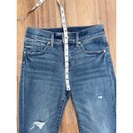 EXPRESS Skyscraper Mid Rise Skinny Jeans Women's Size 2R Distressed Blue Photo 11