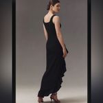 Dress the Population  Charlene Square-Neck Ruffle Side-Slit Gown Photo 1
