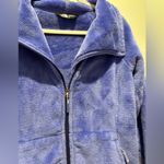 The North Face Purple zip up fleece jacket, size small Photo 5