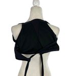 prAna Women's Black Regan High Neck Bikini Top with Mesh Detail Size Small Photo 12