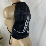 Adidas Black & White Drawstring Backpack Bag Photo 3
