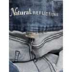 Natural Reflections Women Denim Shorts Comfort Stretch Elastic Waist Blue Size S Photo 4