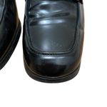 Ann Taylor Julia Black Abrasivato Leather Loafer Heels Womens Size 10 Photo 4