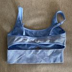 Aerie Blue  open back sports bra Photo 1