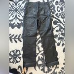 New Reformation x Veda Cynthia Black 100% Lamb Leather Straight leg pants 4 Photo 7