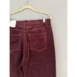 Loft NWT Corduroy Straight Leg High Rise Pants Women’s Size 30 Eggplant Purple Photo 5