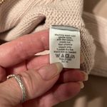 J.Crew  size XS cream long sleeve angled zip front floppy collar cardigan GUC Photo 4