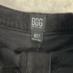 Urban Outfitters BDG Girlfriend High Waist Denim NWOT Black Fringe hem size W27 Photo 5