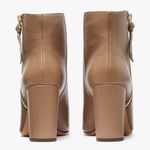 Kate Spade Knott Zip Booties, Light Fawn Pebble Calf Leather Size 11 New in Box Photo 3
