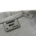 Sunday Best White Aritzia Halter Crop Top Women Tank Top Size XS | 71 Photo 2