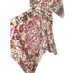 Nurture Dress Womens Medium Multicolor Bohemian VNeck Paisley Festival Hippie Green Photo 7