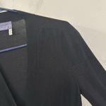 Lanvin thin Wool Black Cardigan with Crystal embellishments Size S Photo 3