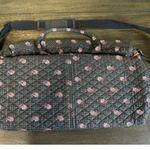 Vera Bradley  Retired Houndstooth Paisley Print Weekender Travel Luggage NEW! Photo 2