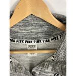 PINK - Victoria's Secret VS Pink V Neck Heather Grey Sweatshirt Size XS Photo 2