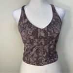 Lululemon  snakeskin pattern align tank size 6 yoga top 
Camo snake print no pads Photo 7