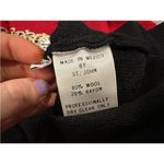 St. John Sport Clock Women’s Red Turtleneck Sweater Wool Blend Small S Photo 5