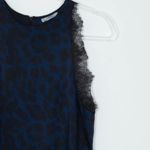 ZARA W&B Collection Leopard Satin Lace Trim Sheath Mini Dress Womens Size Medium Photo 2