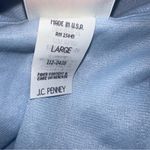 Vtg Adonna J.C. Penney polyester nightgown Blue Floral Lace Sz Large NWT Photo 5