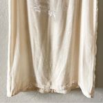 Johnny Was 4 Love & Liberty Ivory Silk Velvet Shift Dress Photo 5