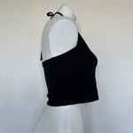 BP NWT  halter Crop Top Tie Back Black 1X Boho Photo 6