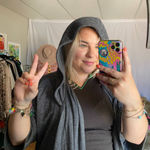 Free People FP Beach Open Front Hooded Long Sweater Cardigan Duster Knit Gray Size XS Photo 3