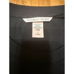 Victoria's Secret Victoria’s Secret Long Sleeve Corset Style Ribbon Lace Up Top Black Size Medium Photo 2