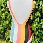 One Piece womens small striped swimsuit sexy Photo 2