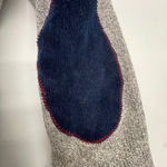 ZARA BASIC Women Grey Tweed Blazer Jacket Elbow Patches Size XS Gray Photo 4