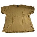 Wild Fable Minimalist Boxy Fit Beige Tee Soft Cotton T-Shirt S Photo 0