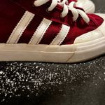 Adidas Womens sz5.5  Matchcourt Mid Marc Johnson Red high top sneakers Photo 8