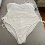 Shade And Shoda Womens One Piece Swimsuit Ruched High Cut Tummy Control Bathing Suit Photo 2