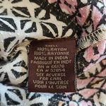 Anthropologie  RANNA GILL CROCHET TRIM BOLD BOHO PRINTED LONG LINE TANK TOP SMALL Photo 10