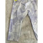 Nike  DRI FIT One Women's Tie Dye Thistle White Crop Mid Rise Leggings Sz 2 XL Photo 8