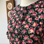 Jessica Stevens Vintage 80s Matching Floral Top & Skirt Set Small Photo 2