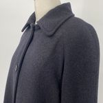 Vintage 90s LL Bean Wool Cashmere Peacoat Button Front Dark Gray Womens Small P Size undefined Photo 5