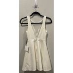 Lulus I Promise Antique White Lace Skater Mini Dress Photo 4