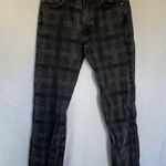 ZARA checkered gray black jeans women's size 6 casual pants vintage inpsired Photo 0